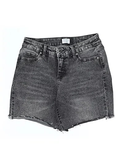 Pre-owned Time And Tru Denim Shorts In Gray