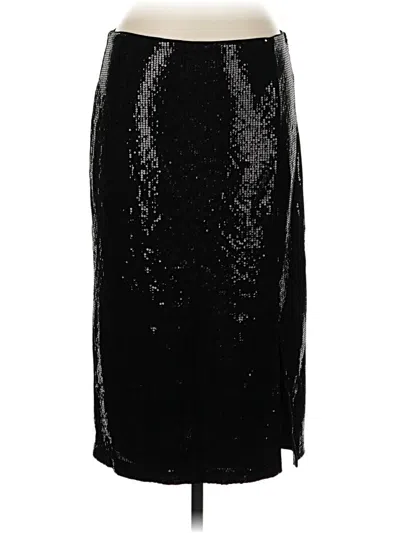 Pre-owned Time And Tru Formal Skirt In Black