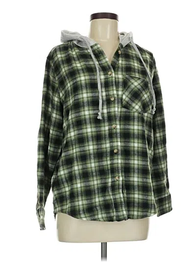 Pre-owned Time And Tru Jacket In Green