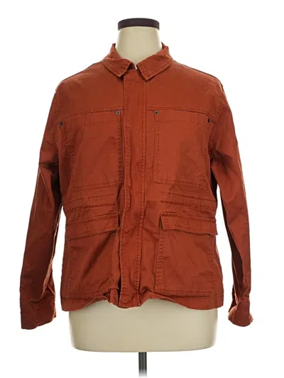 Pre-owned Time And Tru Jacket In Orange