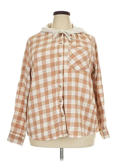 Pre-owned Time And Tru Jacket In Tan