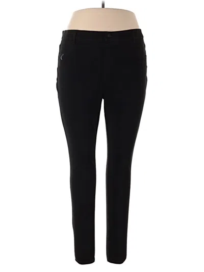Pre-owned Time And Tru Jeggings In Black