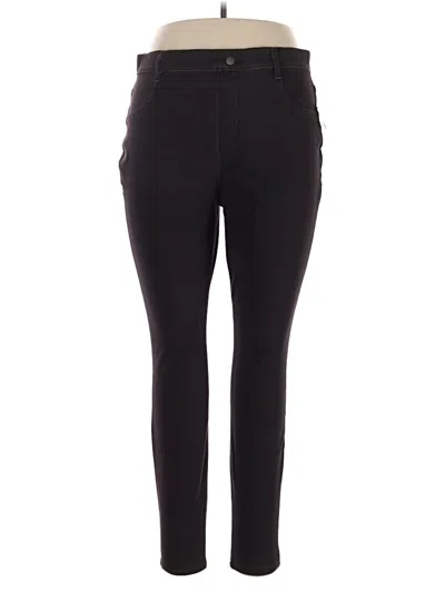 Time And Tru Jeggings In Black