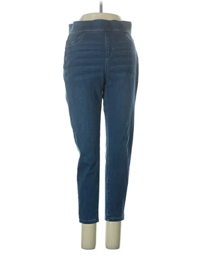 Pre-owned Time And Tru Jeggings In Blue