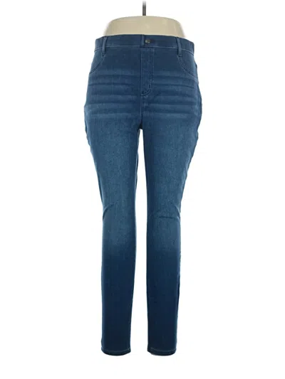 Pre-owned Time And Tru Jeggings In Blue