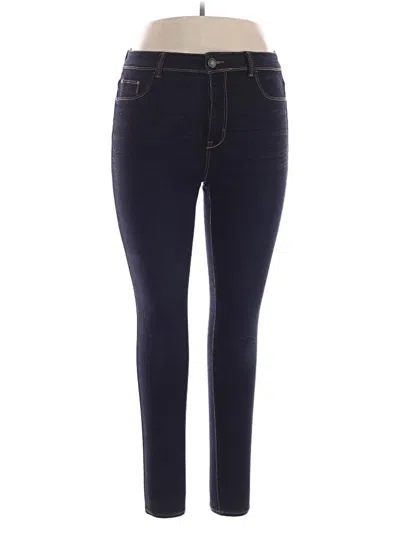 Pre-owned Time And Tru Jeggings In Blue