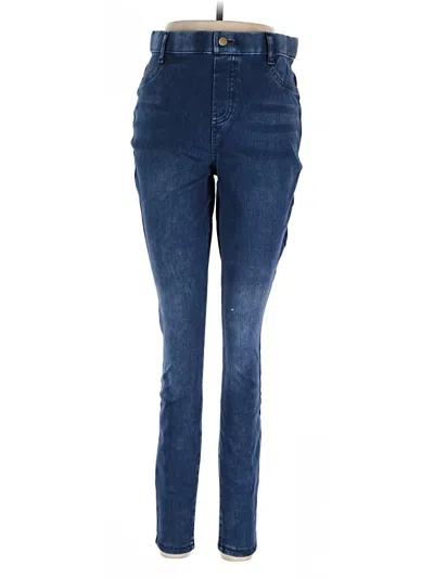 Pre-owned Time And Tru Jeggings In Blue