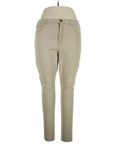 Pre-owned Time And Tru Jeggings In Brown