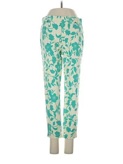 Pre-owned Time And Tru Jeggings In Green