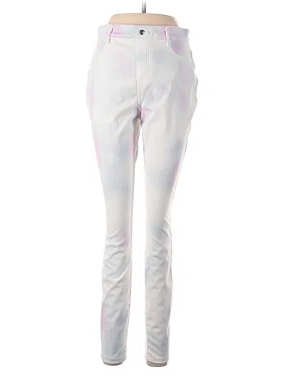 Pre-owned Time And Tru Jeggings In White