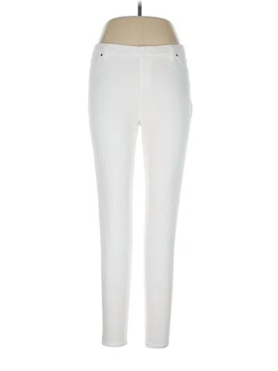 Pre-owned Time And Tru Jeggings In White