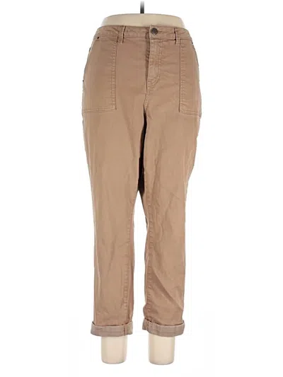 Pre-owned Time And Tru Khaki Pant In Brown