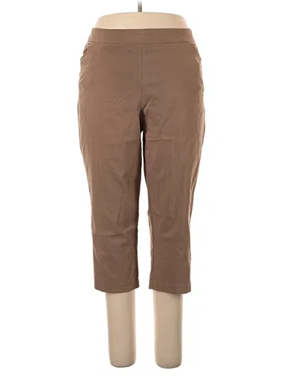 Pre-owned Time And Tru Khaki Pant In Brown