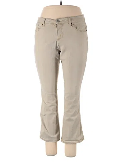 Pre-owned Time And Tru Khaki Pant In Tan
