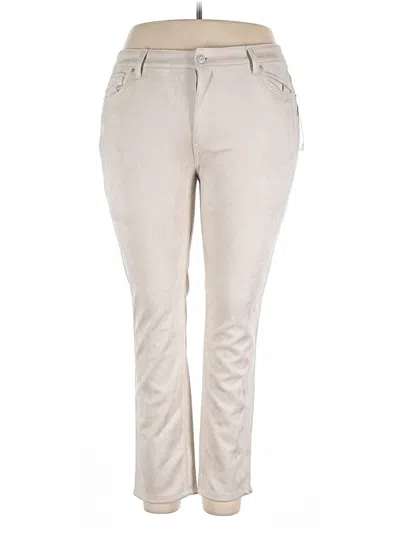 Time And Tru Khaki Pant In White