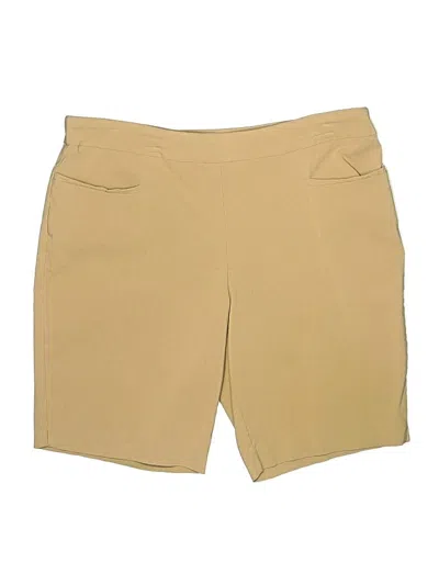 Pre-owned Time And Tru Khaki Shorts In Brown