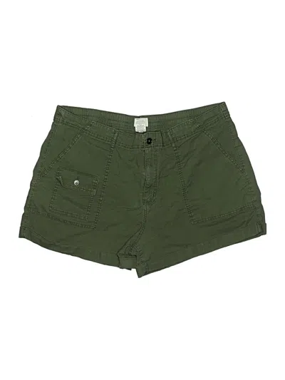 Pre-owned Time And Tru Khaki Shorts In Green