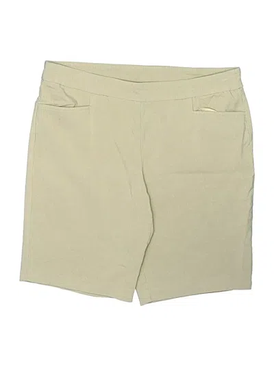 Pre-owned Time And Tru Khaki Shorts In Green