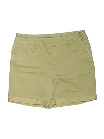 Pre-owned Time And Tru Khaki Shorts In Green