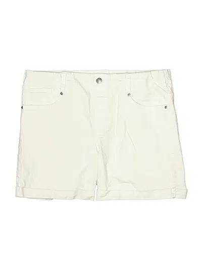 Pre-owned Time And Tru Khaki Shorts In White
