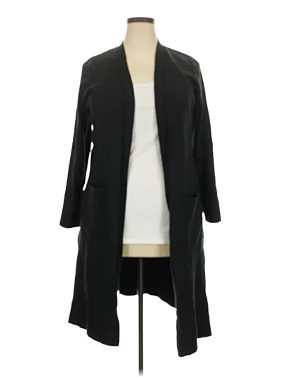 Pre-owned Time And Tru Kimono In Black