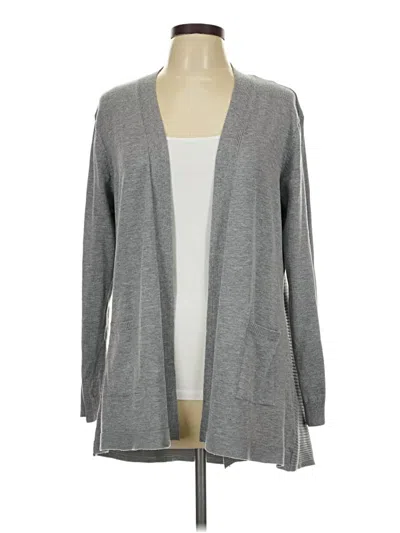 Pre-owned Time And Tru Kimono In Gray