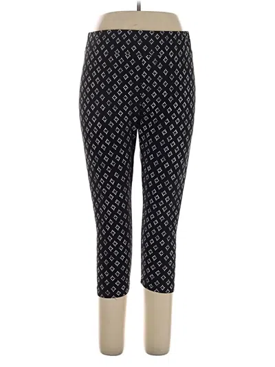 Pre-owned Time And Tru Leggings In Black