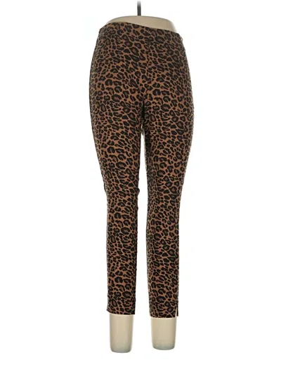 Pre-owned Time And Tru Leggings In Brown