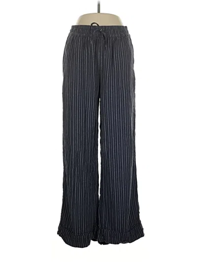Pre-owned Time And Tru Linen Pants In Blue