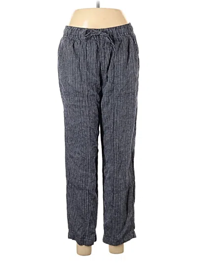 Pre-owned Time And Tru Linen Pants In Blue