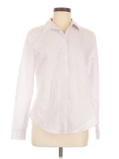 Pre-owned Time And Tru Long Sleeve Blouse In Pink