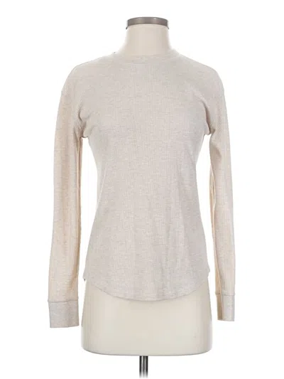 Pre-owned Time And Tru Long Sleeve Top Gray Turtleneck Tops