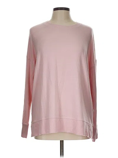 Pre-owned Time And Tru Long Sleeve T-shirt In Pink