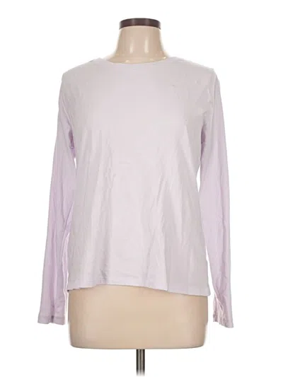 Pre-owned Time And Tru Long Sleeve T-shirt In Purple