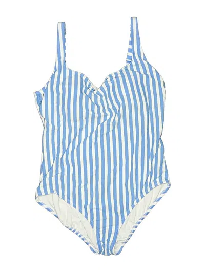 Pre-owned Time And Tru One Piece Swimsuit In Blue