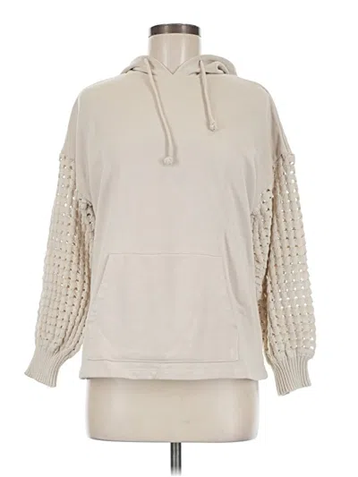 Pre-owned Time And Tru Pullover Hoodie In Tan