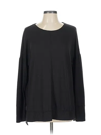 Pre-owned Time And Tru Pullover Sweater In Black