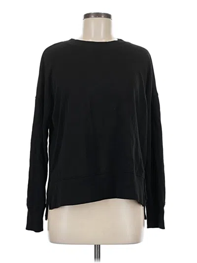 Pre-owned Time And Tru Pullover Sweater In Black