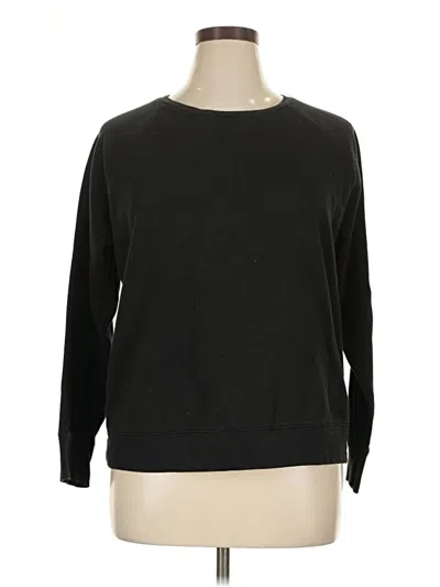 Pre-owned Time And Tru Pullover Sweater In Black