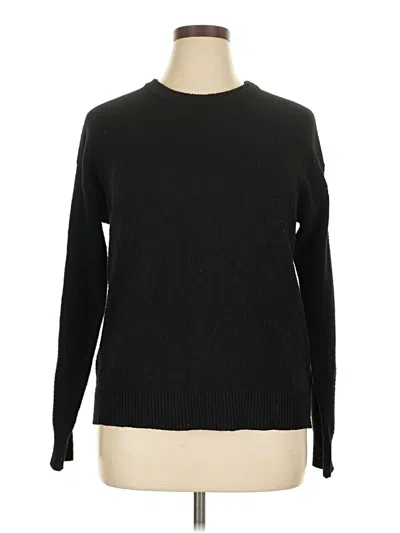 Pre-owned Time And Tru Pullover Sweater In Black