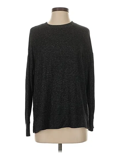 Pre-owned Time And Tru Pullover Sweater In Black