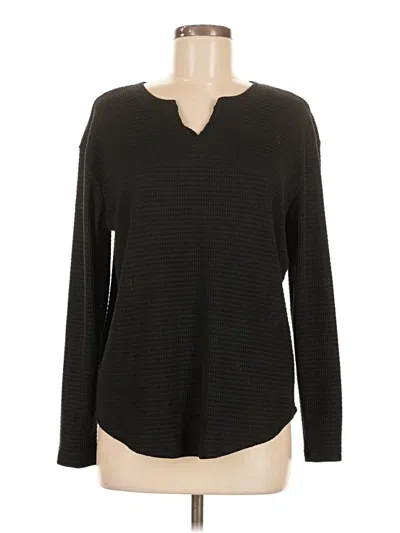 Pre-owned Time And Tru Pullover Sweater In Black