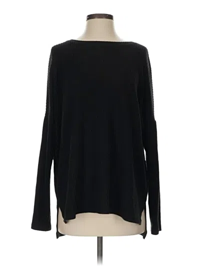 Pre-owned Time And Tru Pullover Sweater In Black