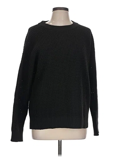 Pre-owned Time And Tru Pullover Sweater In Black