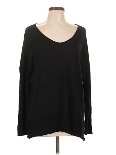 Pre-owned Time And Tru Pullover Sweater In Black