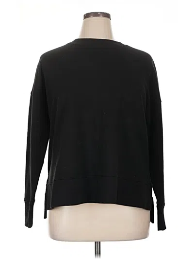 Pre-owned Time And Tru Pullover Sweater In Black