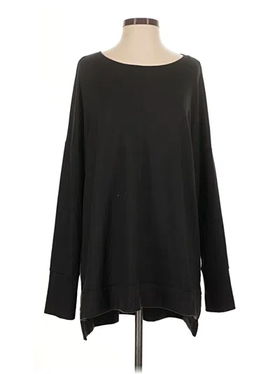 Pre-owned Time And Tru Pullover Sweater In Black