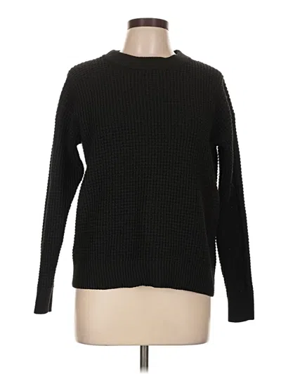 Pre-owned Time And Tru Pullover Sweater In Black