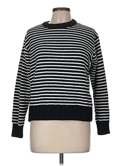 Pre-owned Time And Tru Pullover Sweater In Black
