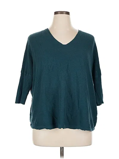 Pre-owned Time And Tru Pullover Sweater In Blue